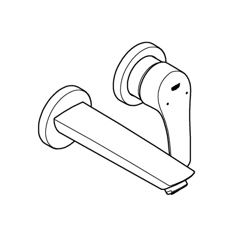Смеситель для раковины на два отверстие Grohe Eurosmart New 29337 003 (29337003) хром